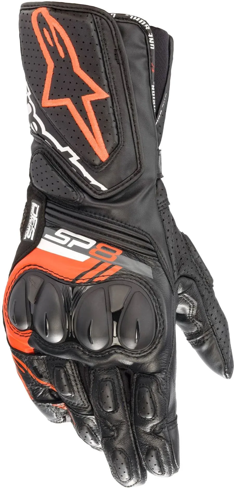 Alpinestars SP-8 V3 Gloves (XXX-Large) (Black/RED/Fluorescent Yellow)