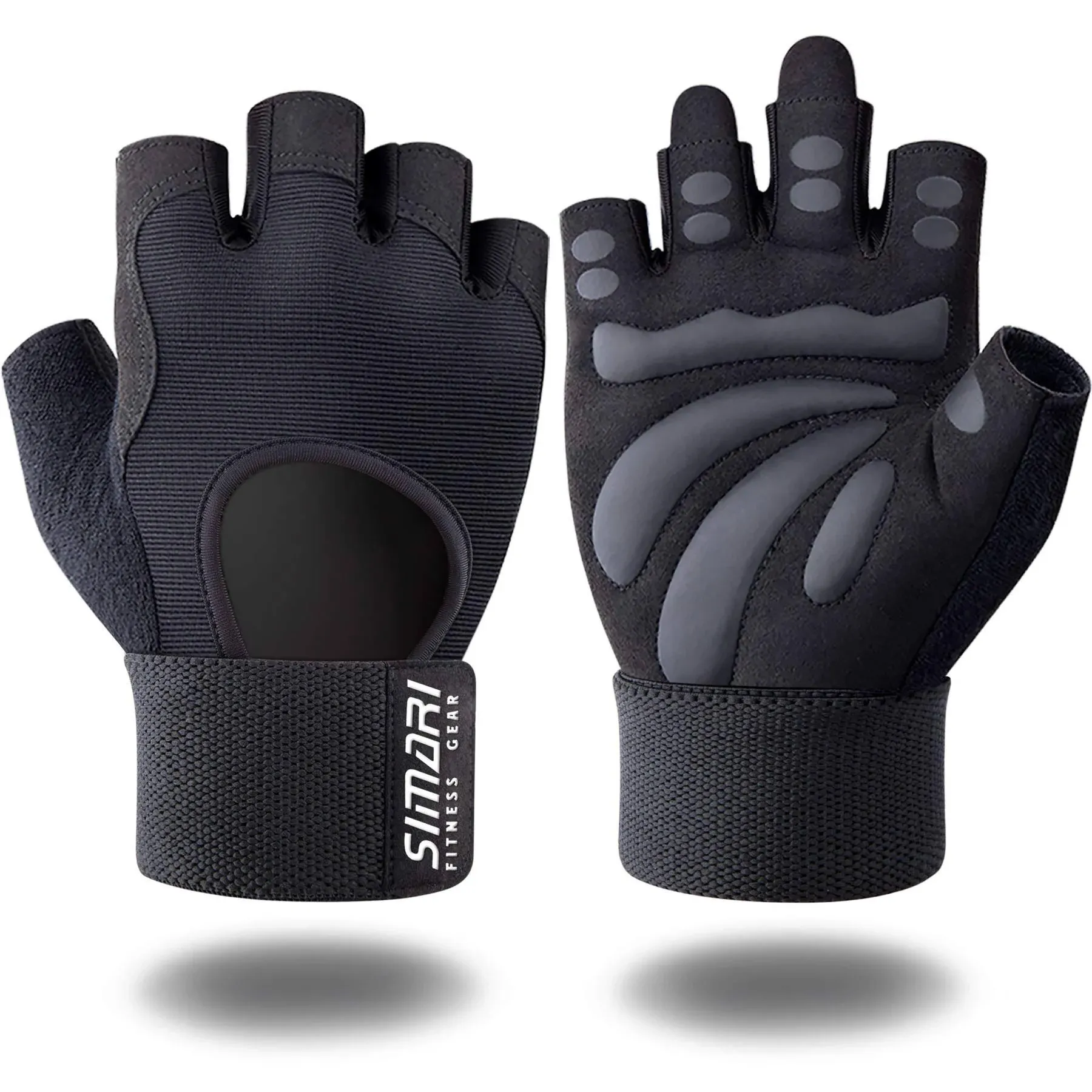 SIMARI Breathable Workout Gloves for Men and Women, Padded Weight Lifting Gloves with Great Grip, Full Palm Protection for Gym Training, Cycling, Weightlifting, Exercise, Crossfit, Climbing