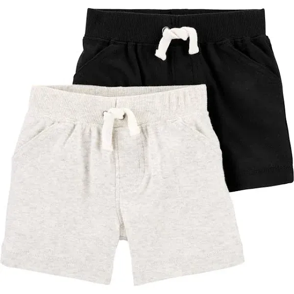 Baby 2-Pack Cotton Pull-On Shorts