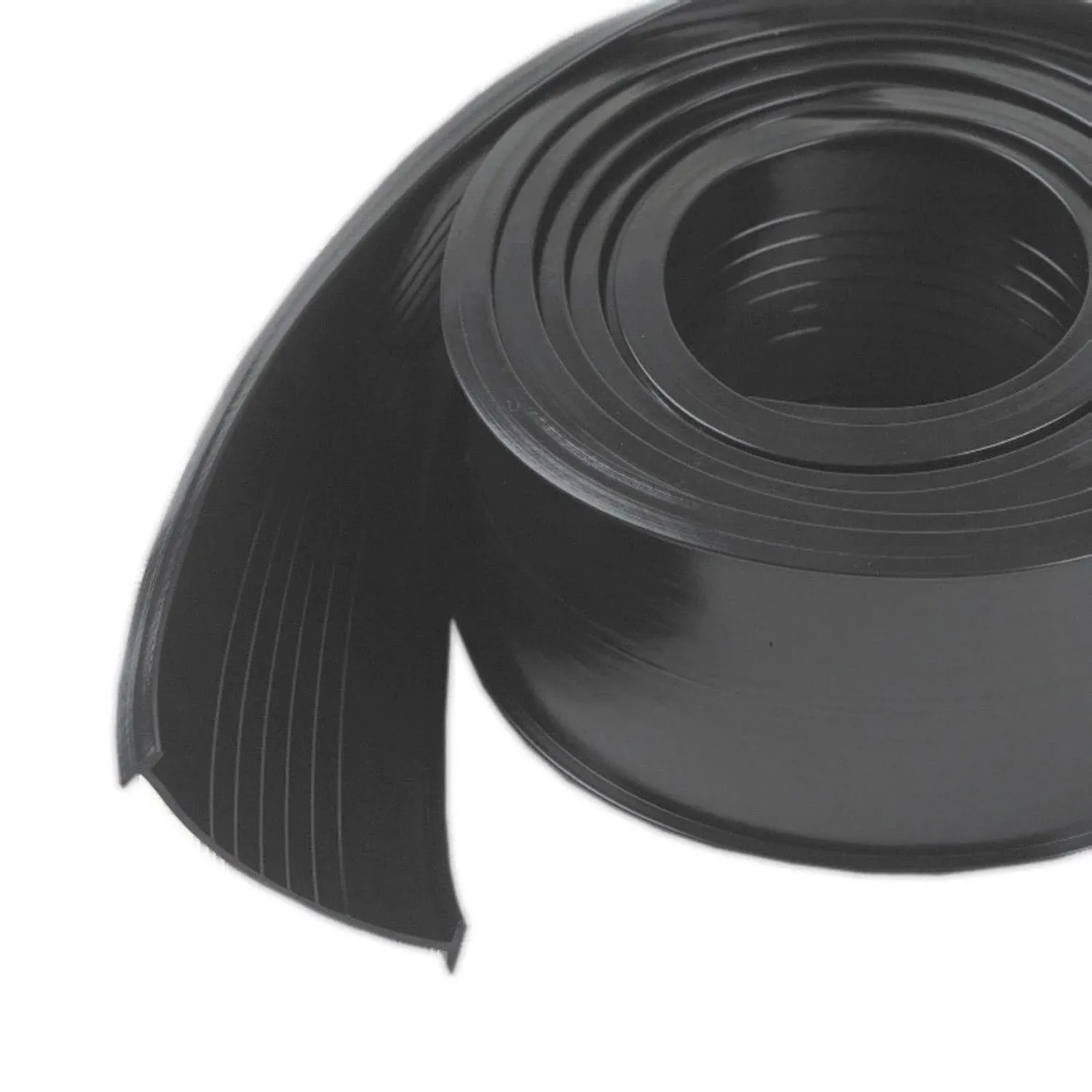 M-D Garage Door Vinyl Bottom Replacement - Black - 18 ft