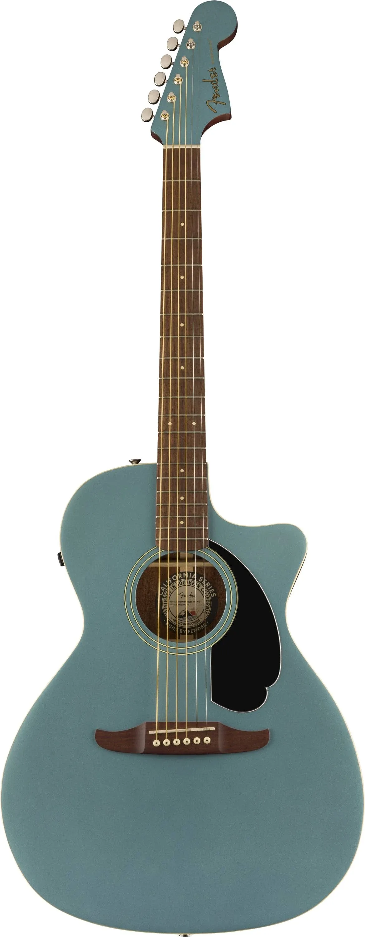 Fender Newporter Player Acoustic Electric Guitar Tidepool