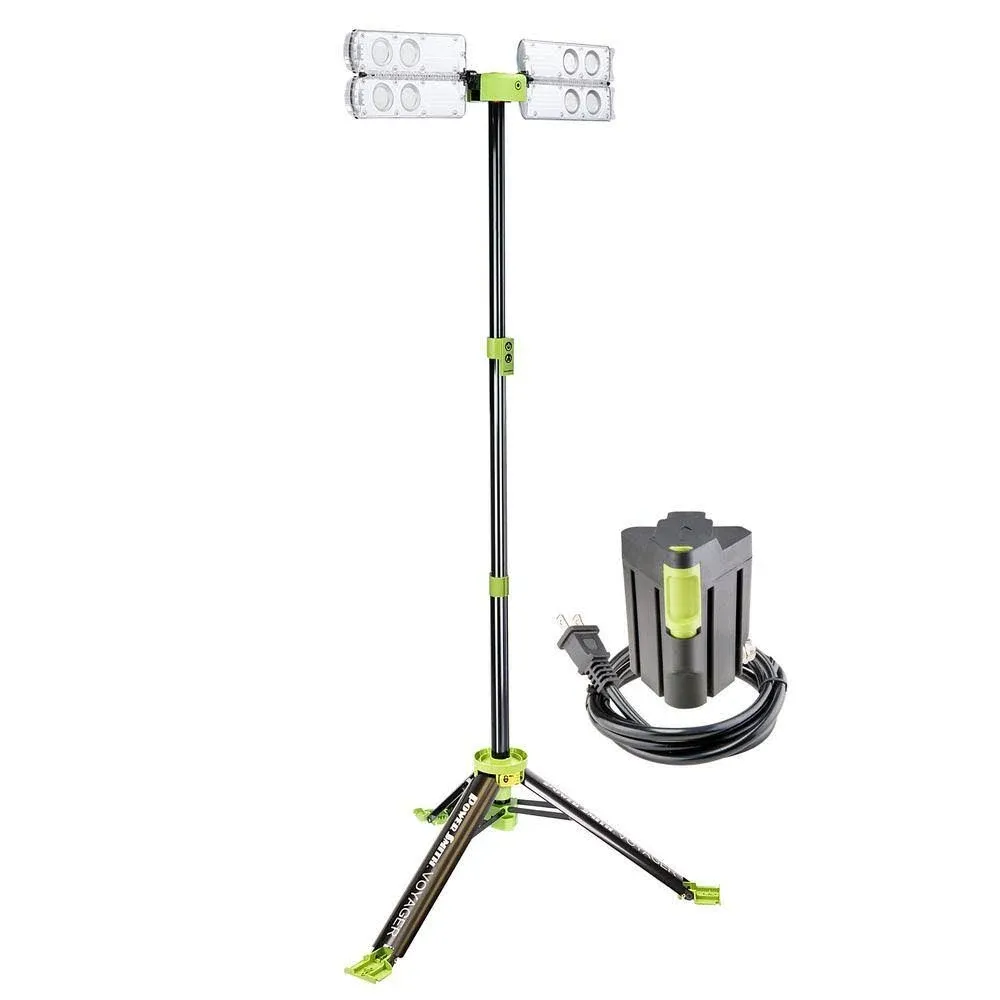 PowerSmith Voyager 8000 Lumen Collapsible LED Light with AC Adaptor