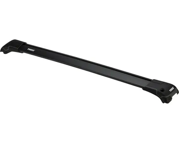 Thule 7503B AeroBlade Edge Raised Rail Rack (1-Bar), Black, Large