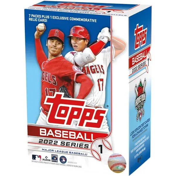 Topps 2022 Series 1 Baseball Blaster Box