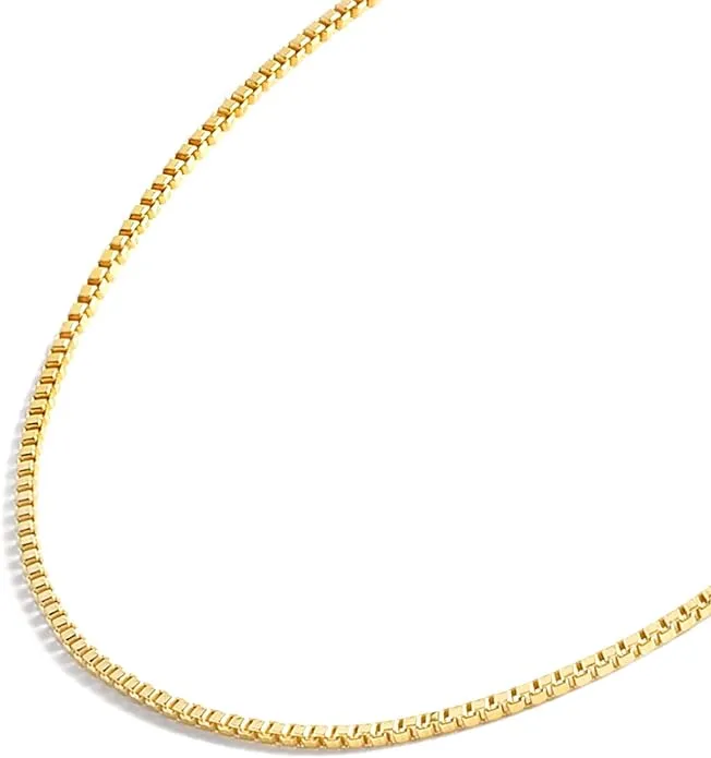 Jewelry Atelier Gold Chain Necklace Collection for Women and Men - Box, Clip & Cable