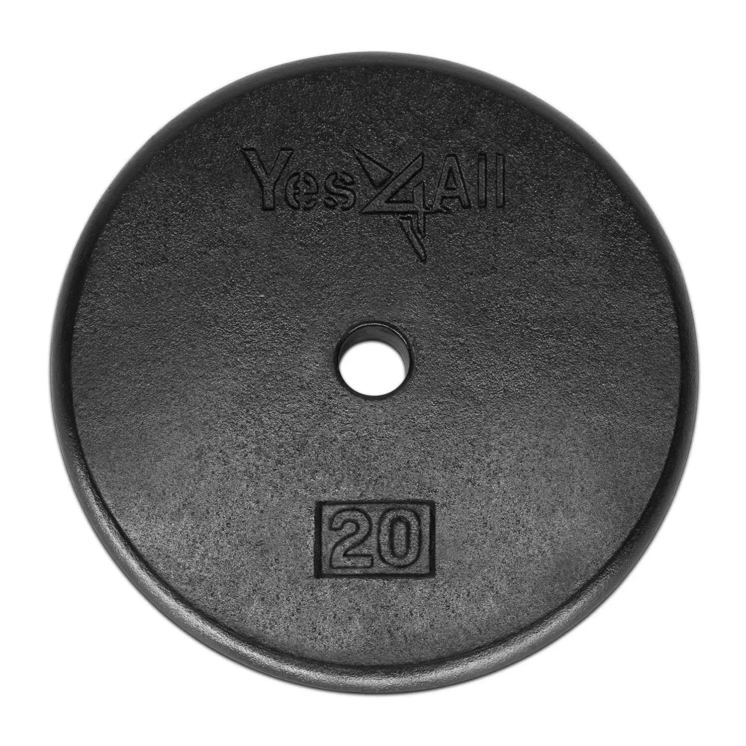 Yes4All 1-inch Cast Iron Weight Plates for Dumbbells Standard Weight Plates