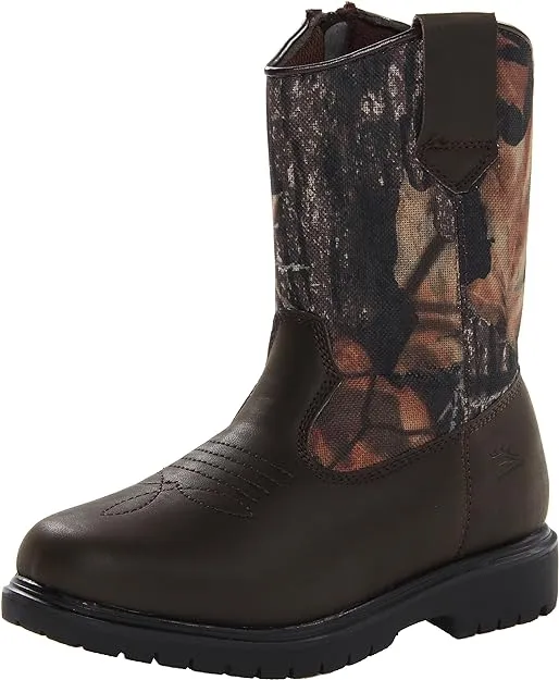 Deer Stags Boys' Tour Water Resistant Pull-on Occupational Boots