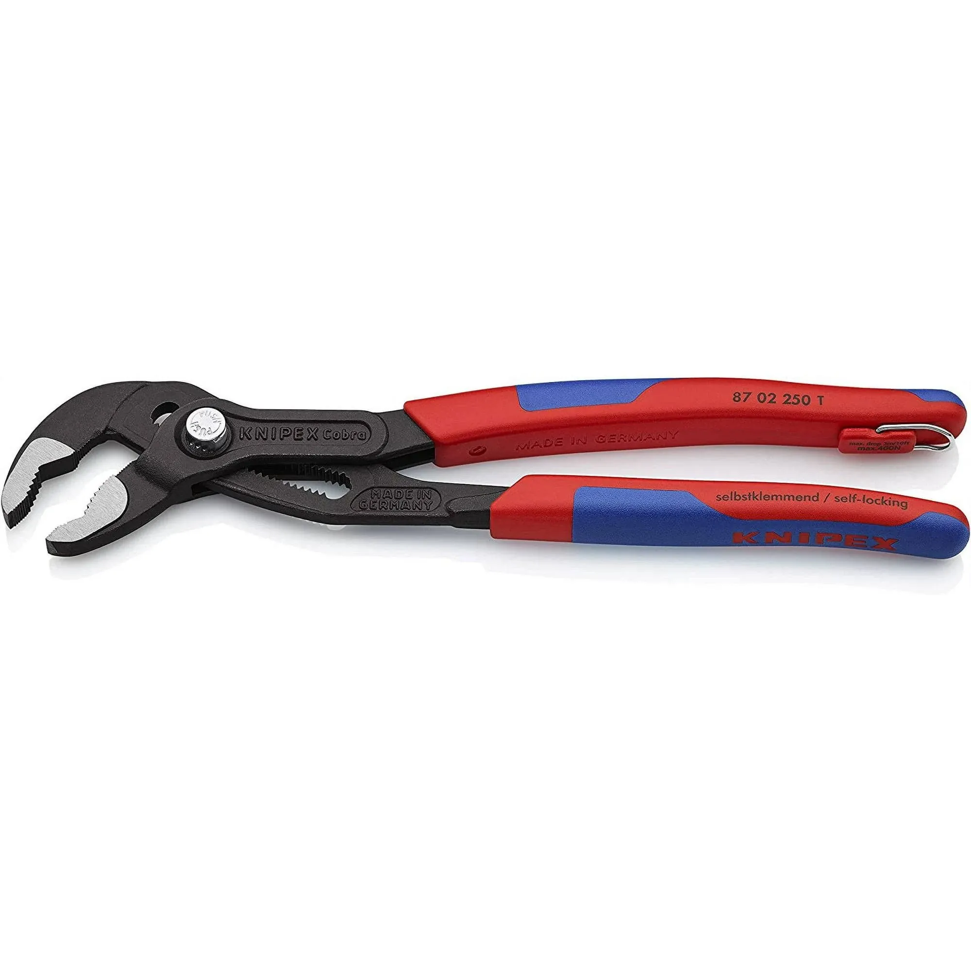 Knipex Cobra Water Pump Pliers - Tethered Attachment