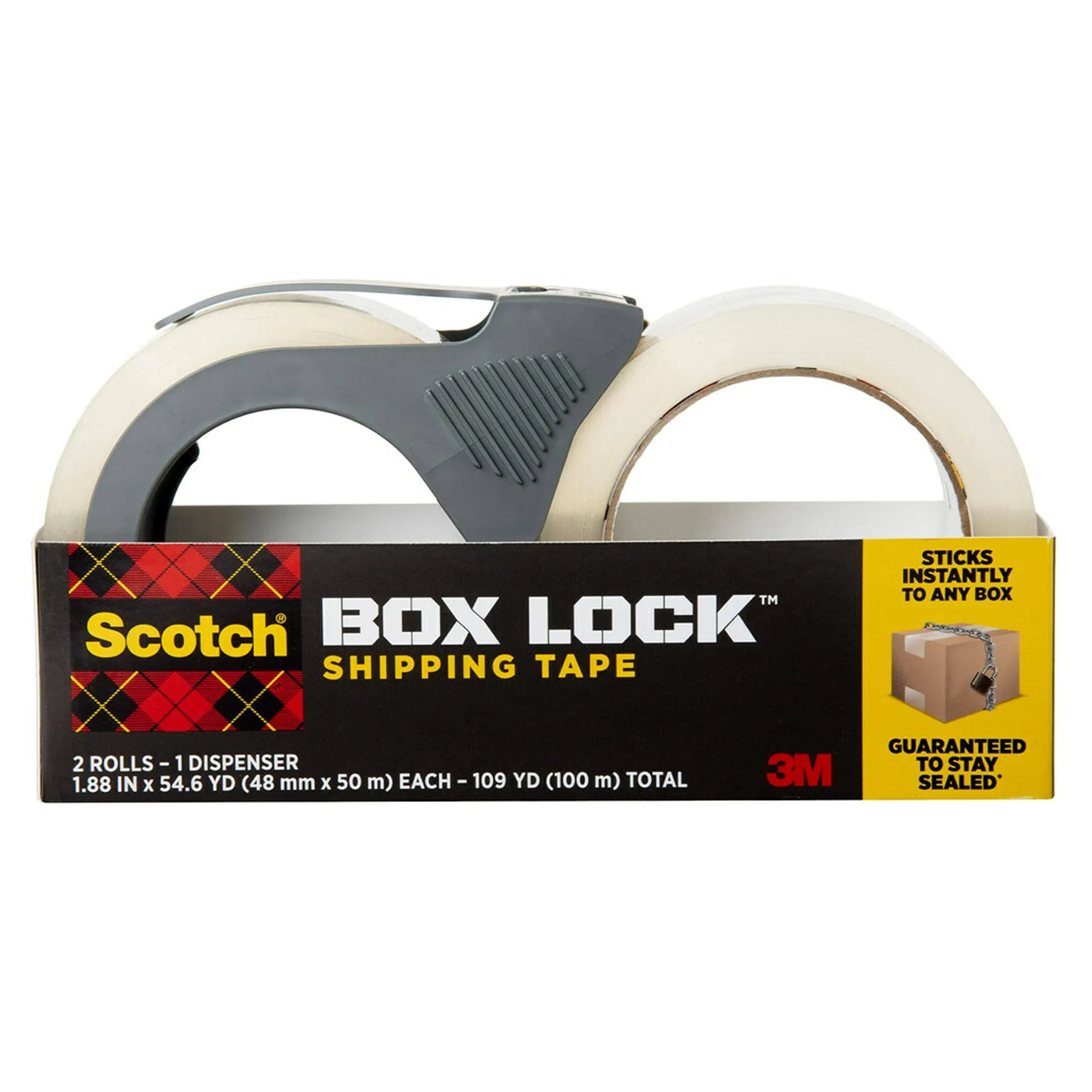 Scotch Box Lock Shipping Packaging Tape