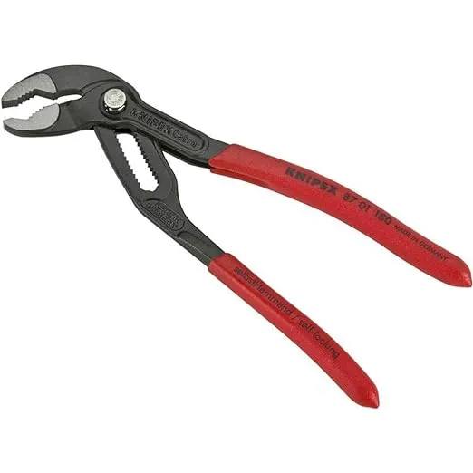 Knipex, 87 01 180, 7-1/4" Knipex Cobra Water Pump Pliers, Plastic Grip