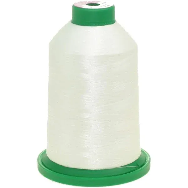 Isacord Embroidery Thread, White Thread 5000m Color 0015