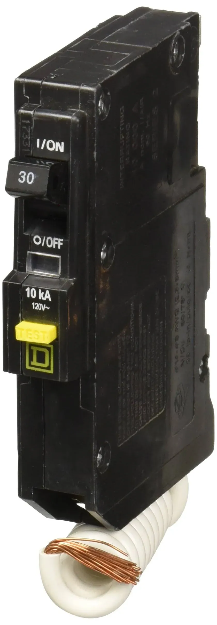 Square D by Schneider Electric QO130GFI Miniature Circuit Breaker 120V