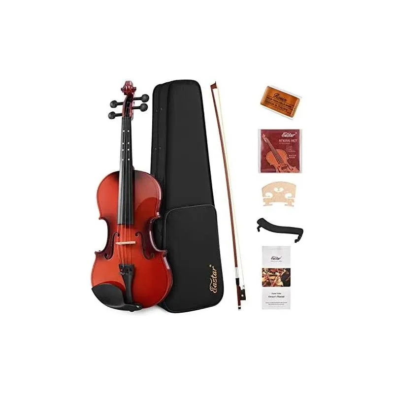 Eastar Violin 4/4 Full Size for Adults, Violin Set for Beginners with Hard Case,