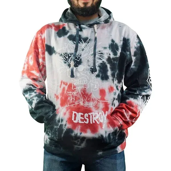 ED HARDY Mens' Fleece Graphic Print Hoodies