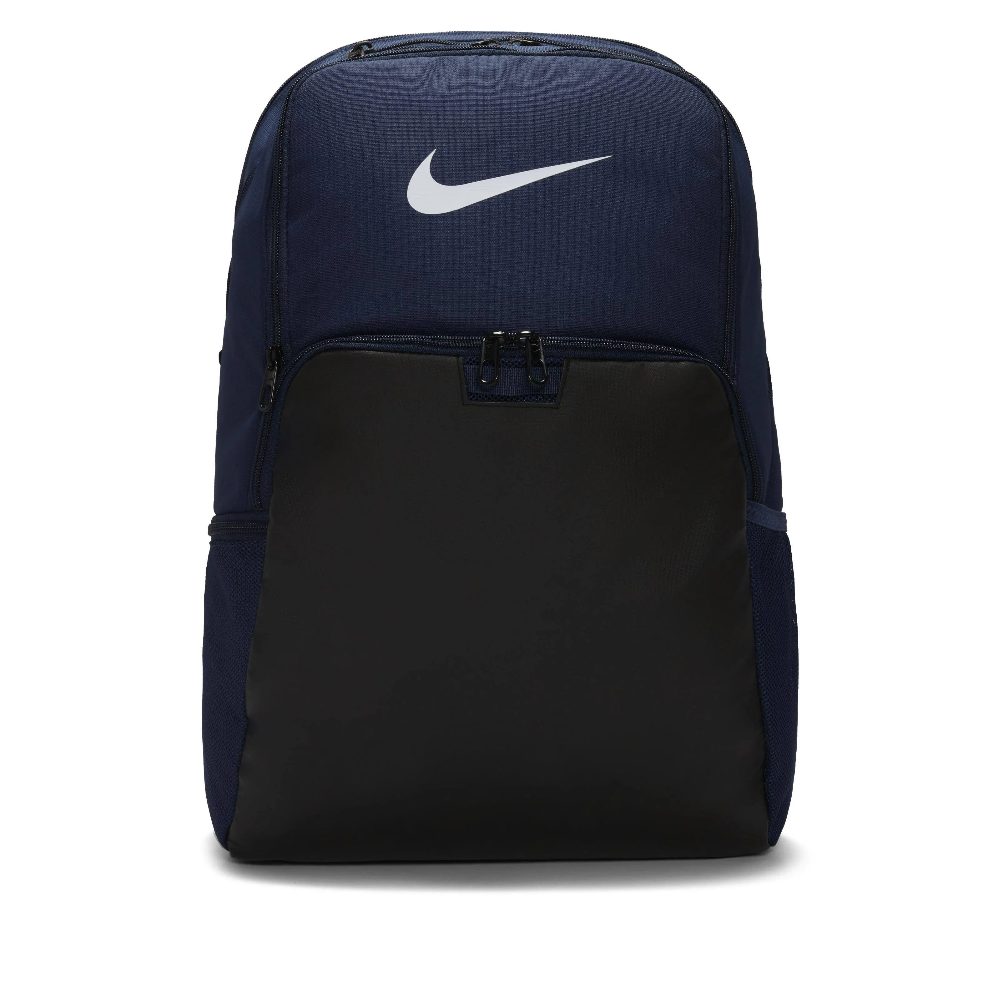 Mochila de entrenamiento NIKE Brasila 9.5 30L gris y blanca DM3975-068