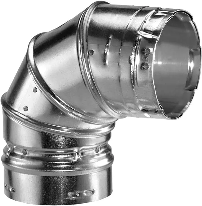 Dura Vent 6GVL90 6-Inch Adjustable 90 Degree Type B Gas Vent Elbow