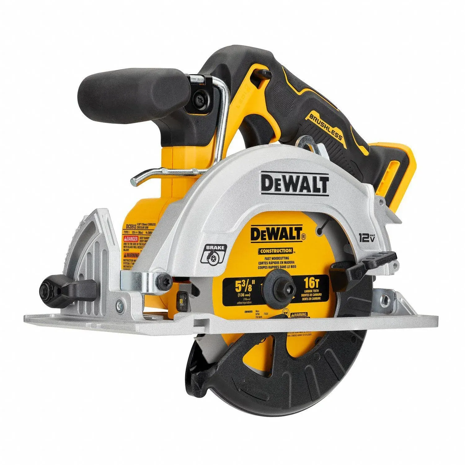 DeWalt DCS512B Xtreme 12V MAX 5-3/8" Brushless Circular Saw-Tool Only