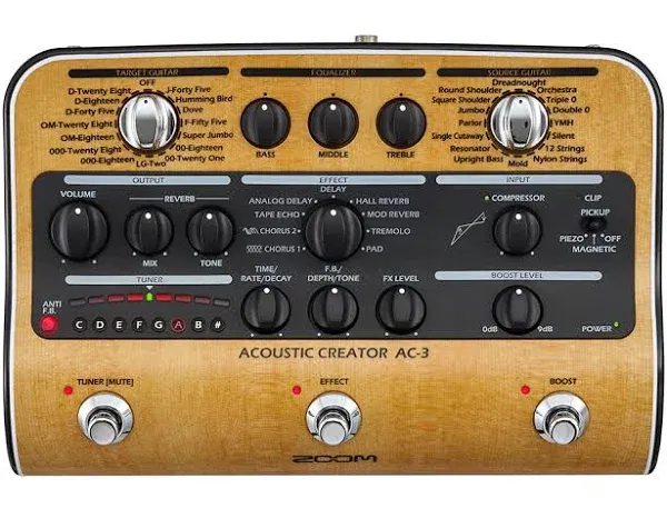 Zoom AC-3 - Acoustic Creator