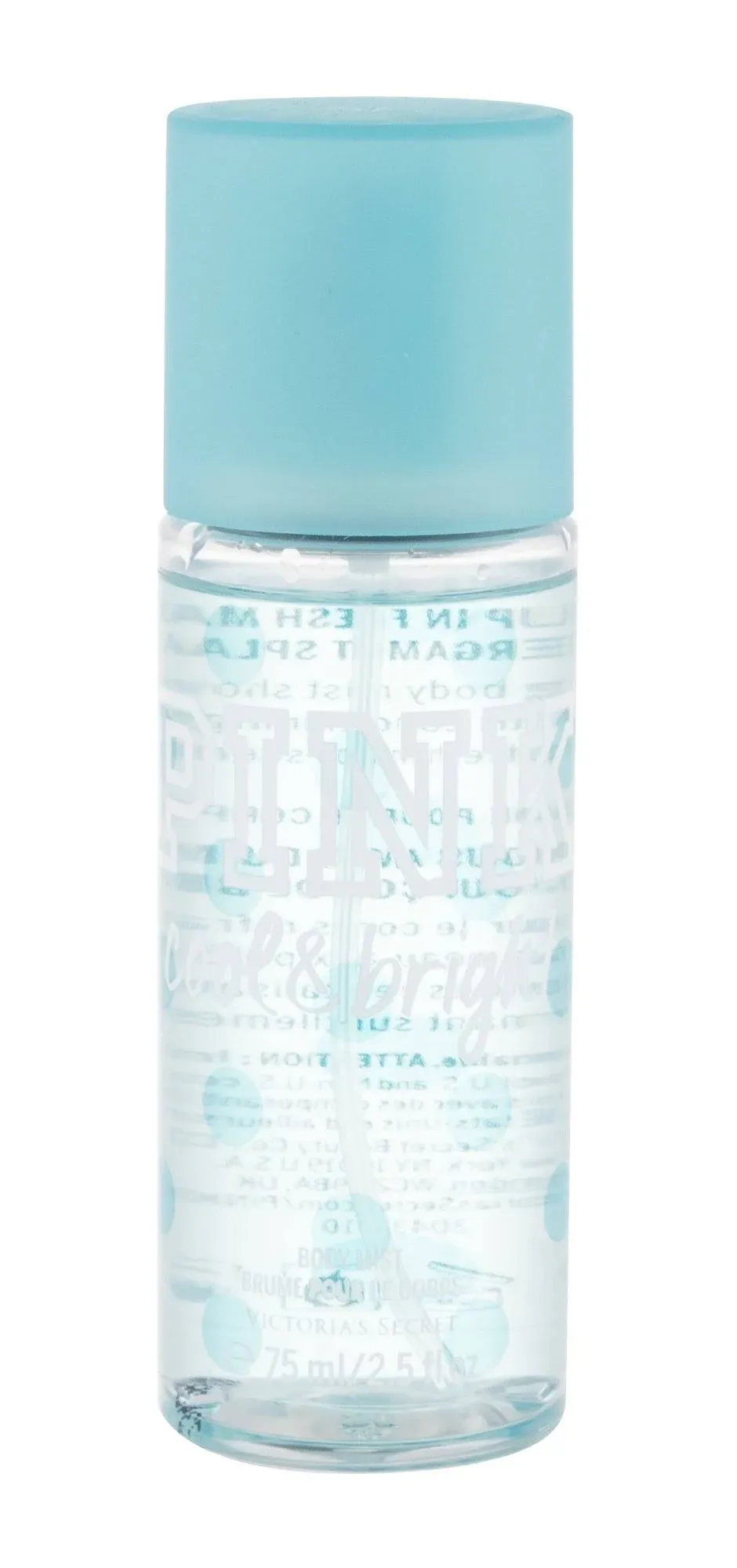 VICTORIA’S SECRET PINK COOL &amp; BRIGHT FRAGRANCE BODY MIST SPRAY SPLASH 2.5 oz