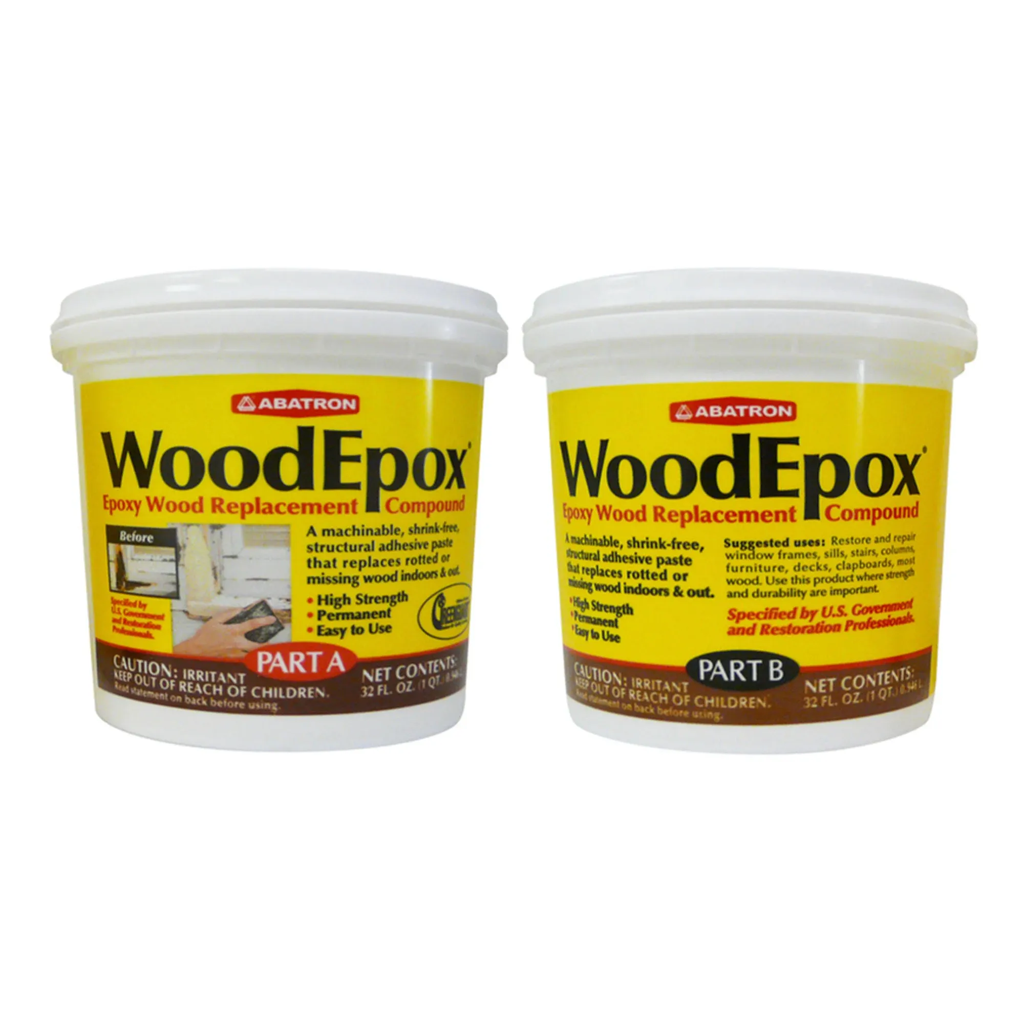 Abatron WoodEpox Epoxy Wood Filler Kit 2 qt.