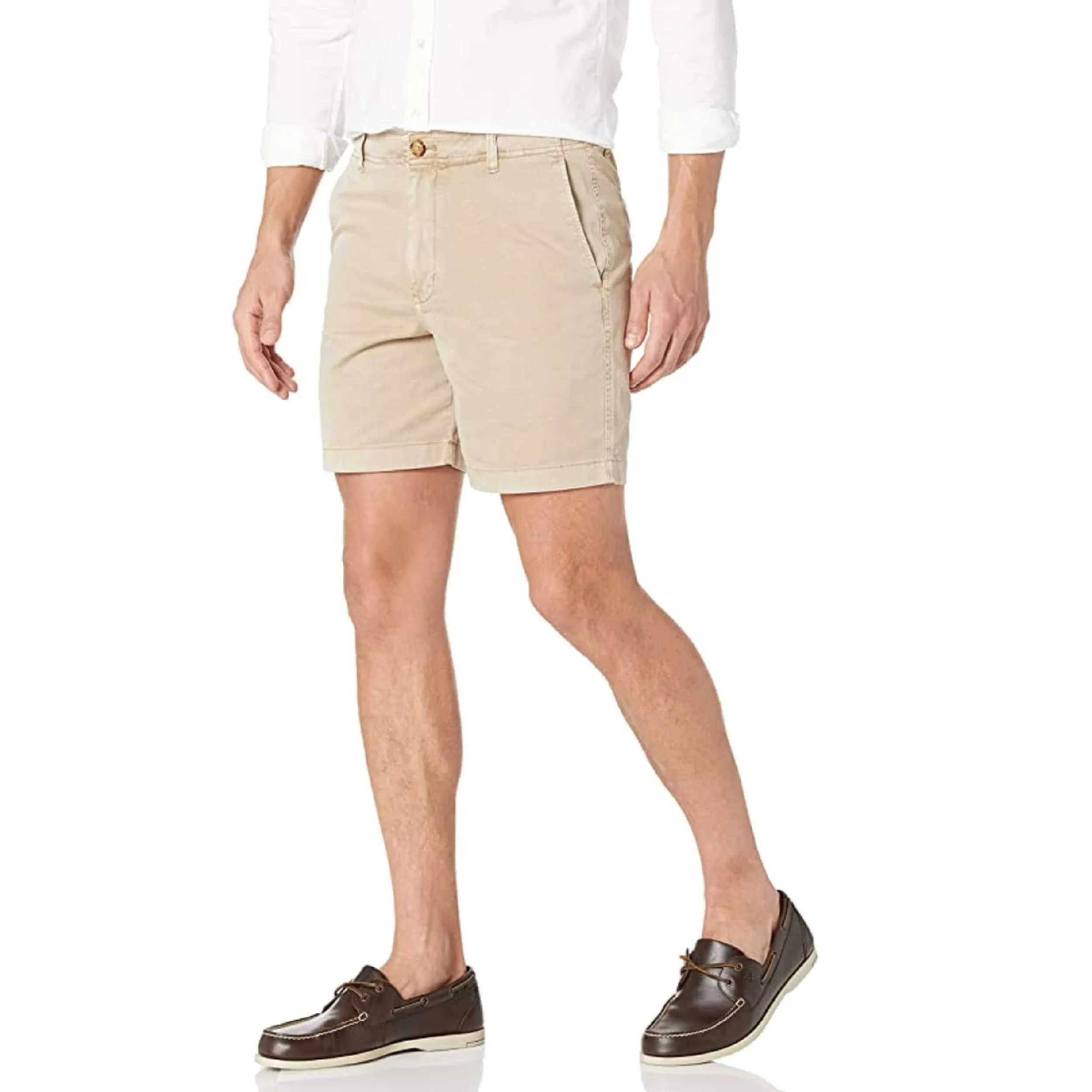 Vineyard Vines Men's 7 inch Island Shorts (Khaki, 35)