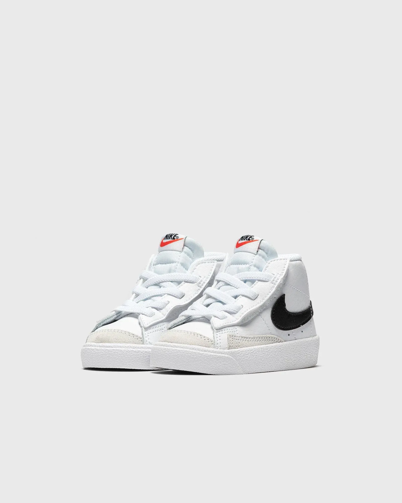 BOYS TODDLER NIKE BLAZER MID 77 BABY_WHITE/BLA<wbr/>CK-TEAM ORANGE DA4088-100-SIZ<wbr/>E 8