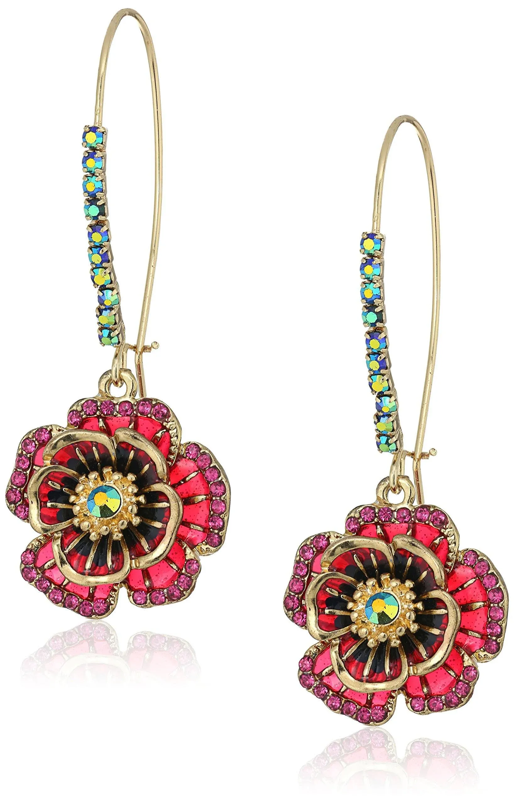 Betsey Johnson Long Drop Earrings