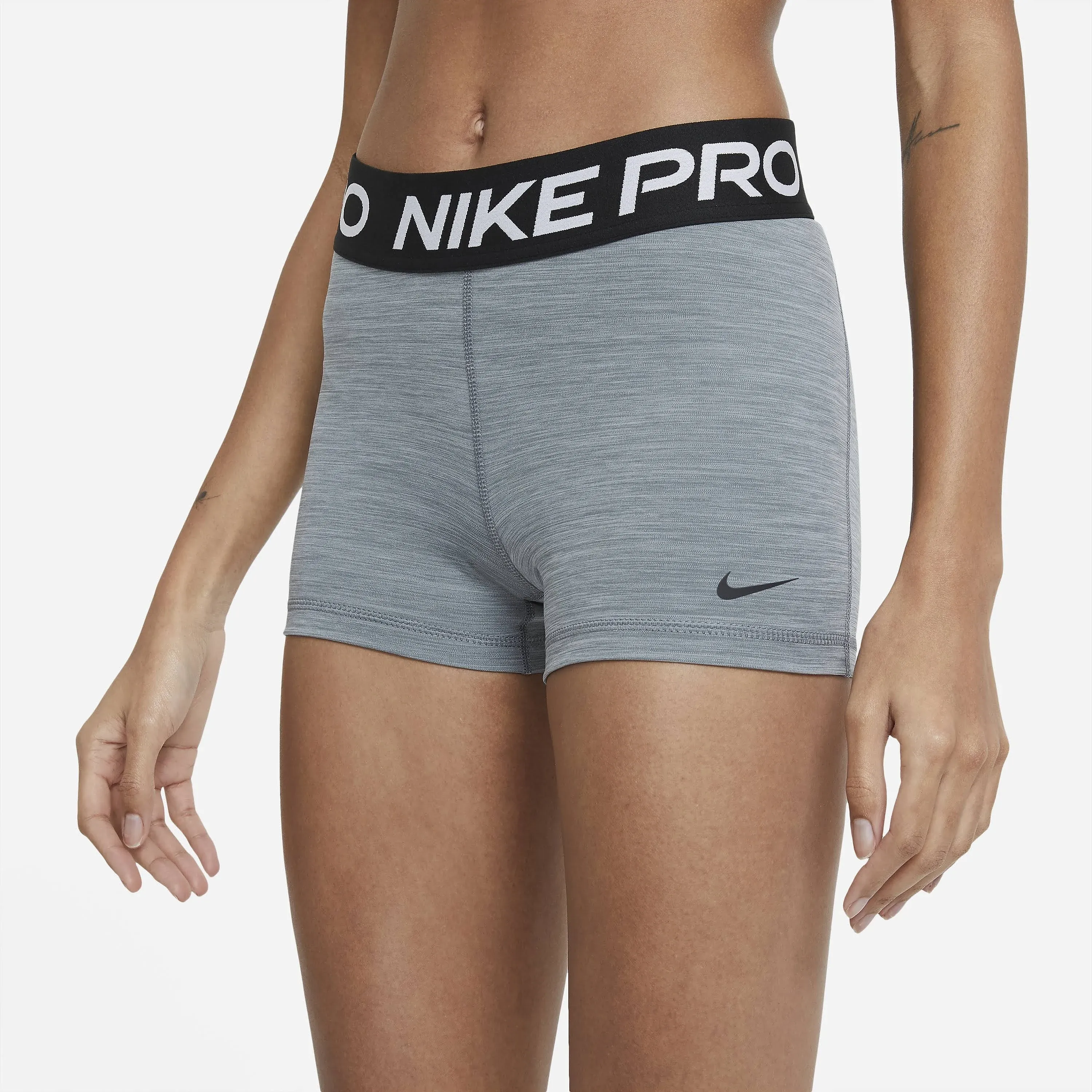 Nike Pro Women's Grey 3-Inch Shorts XL