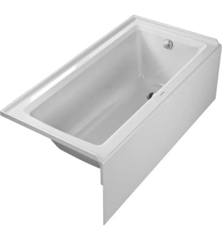 Architec Left Drain Bathtub - Drop-In - 60 x 30" Acrylic/White