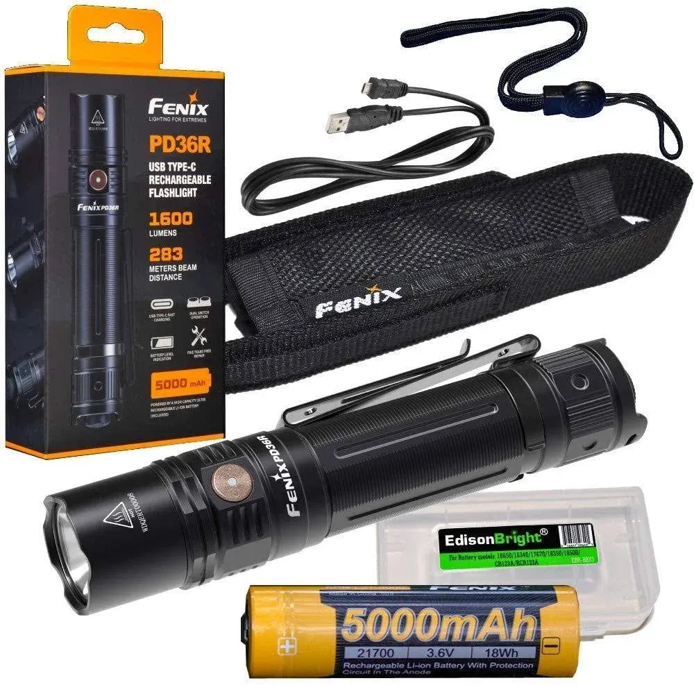 Fenix PD36R V2.0 Rechargeable 1700 Lumen Flashlight