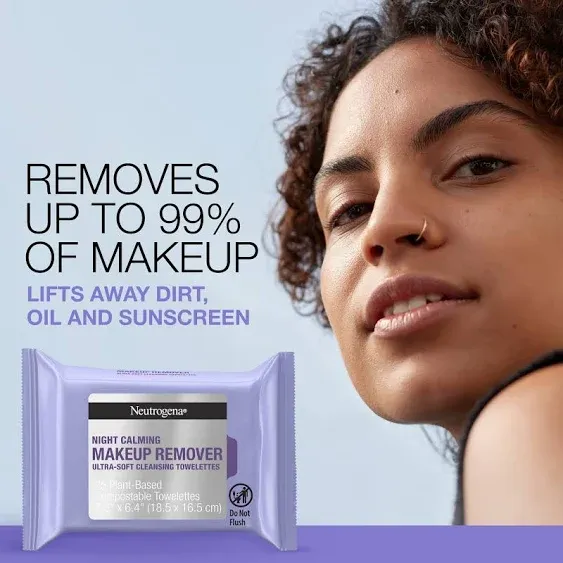 Neutrogena Makeup Remover Cleansing Towelettes, Fragrance Free - 21 ct