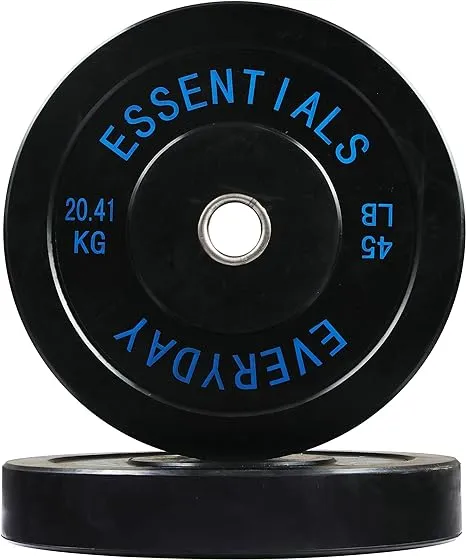 BalanceFrom Color Coded Olympic Bumper Plate Weight Plate