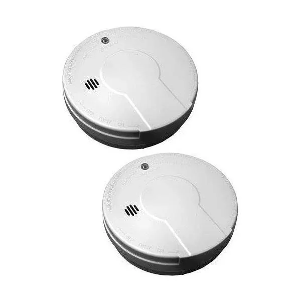 Kidde i9050 Battery Operated Smoke Alarm Low Battery Indicator 2 Pack