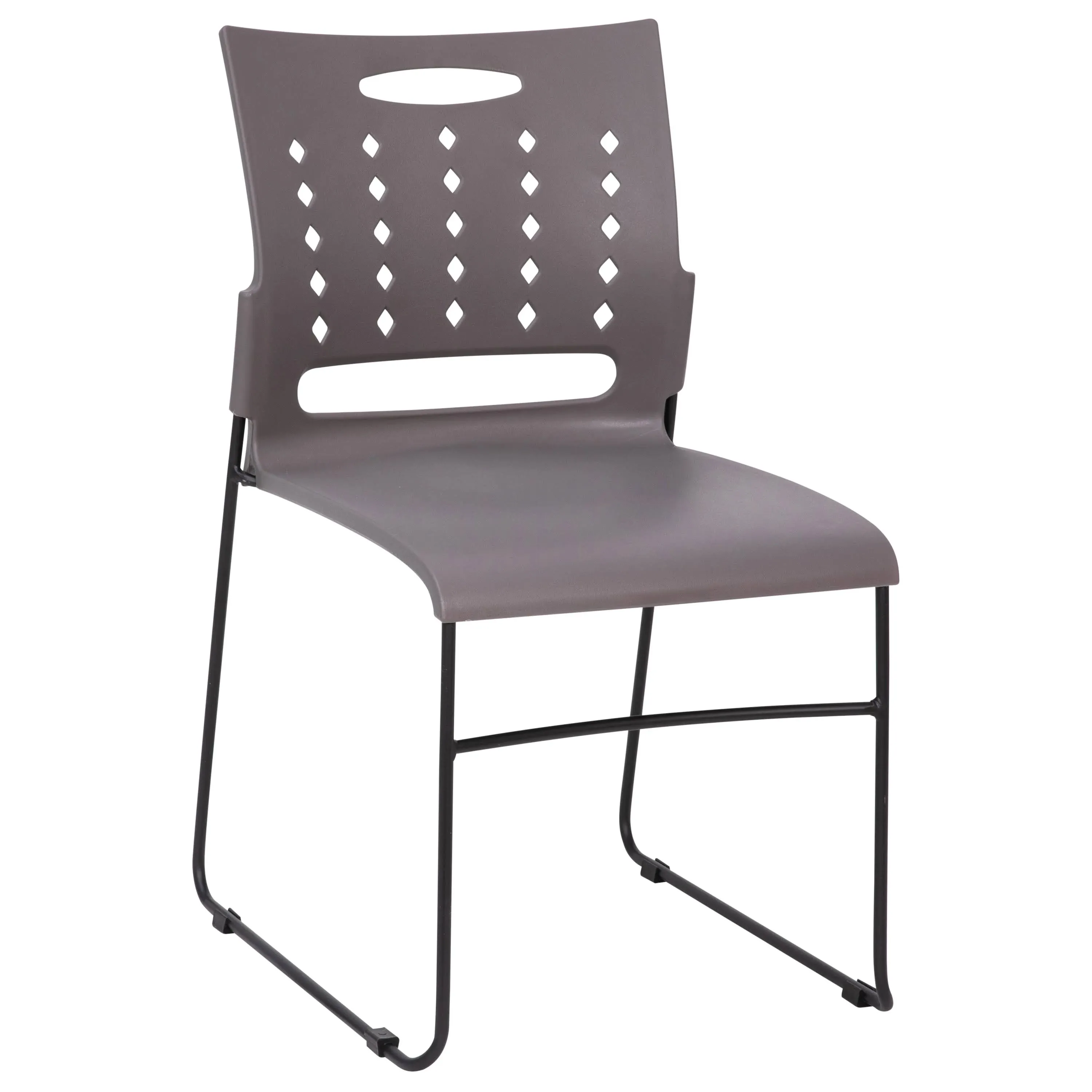 Flash Furniture Hercules Series 881 lb. Capacity Sled Base Stack Chair with Air-Vent Back RUT-2