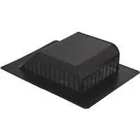 Air Vent 85282 Slant Aluminum Roof Vent, Black