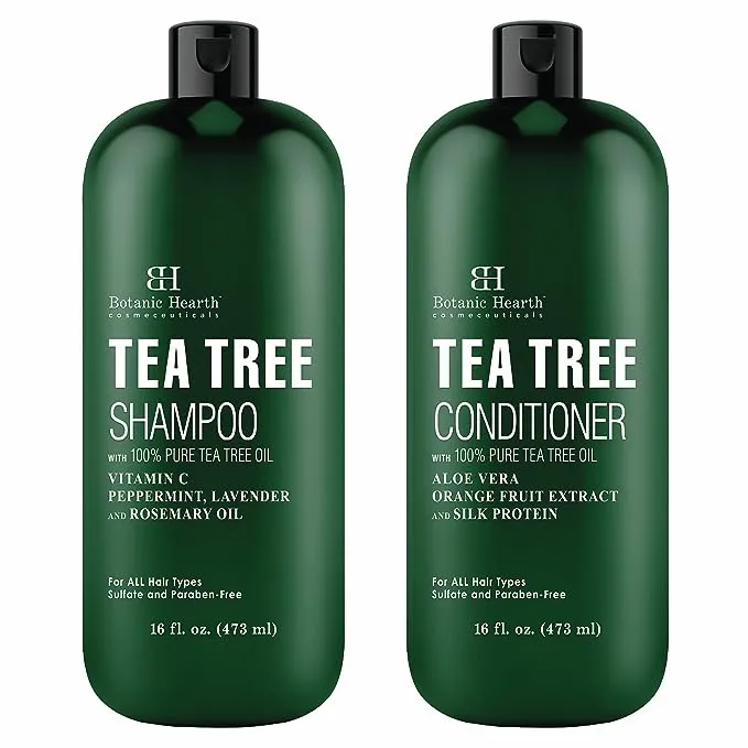 Botanic Hearth Tea Tree Shampoo and Conditioner Set