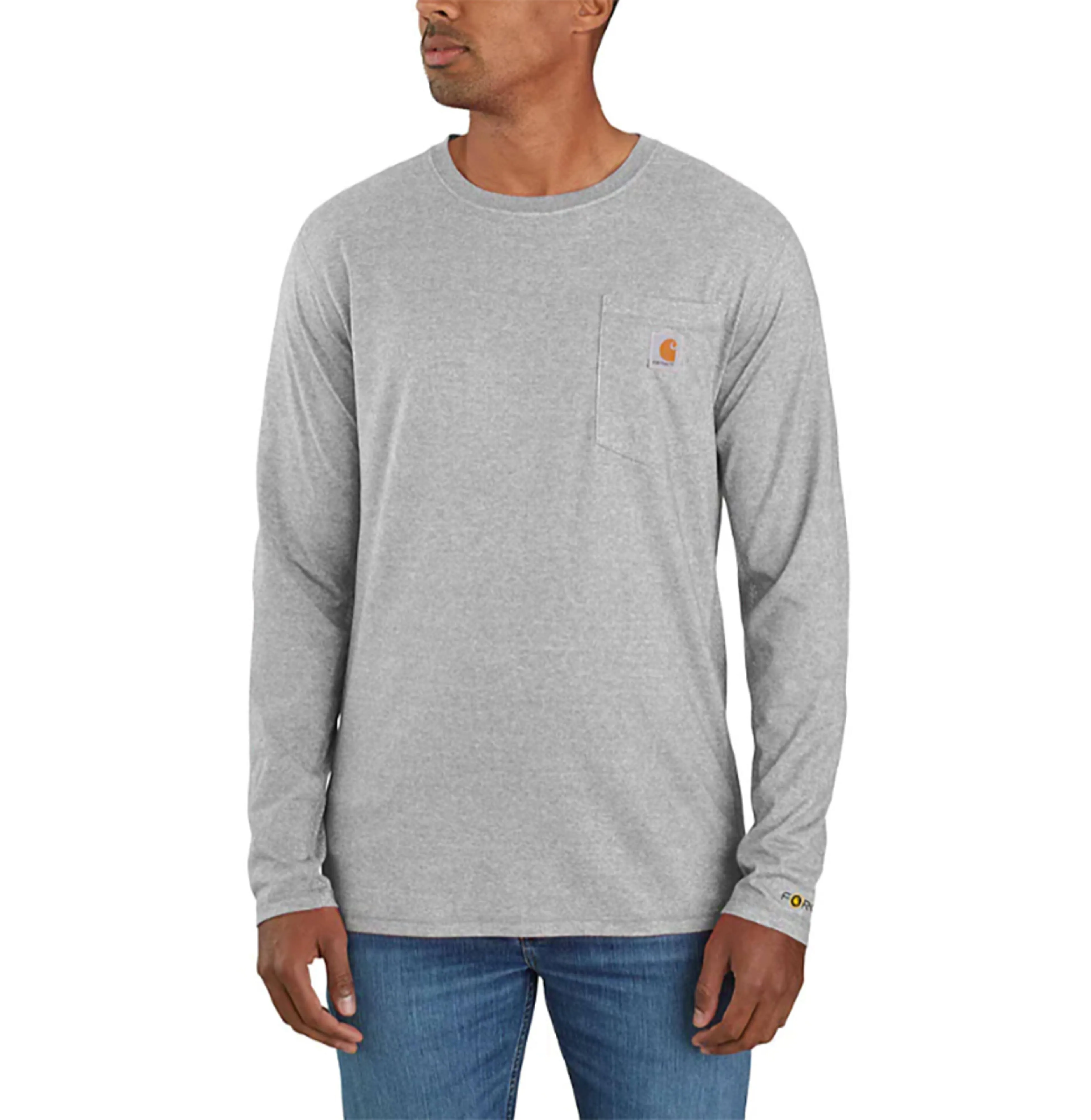 Carhartt Men's Force Relaxed Fit Midweight Long Sleeve Pocket T-Shirt