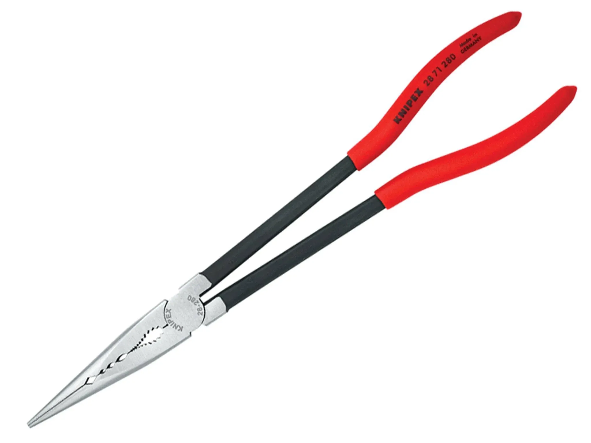 Knipex KPX2871280 Long Reach Straight Needle Nose Pliers 280mm