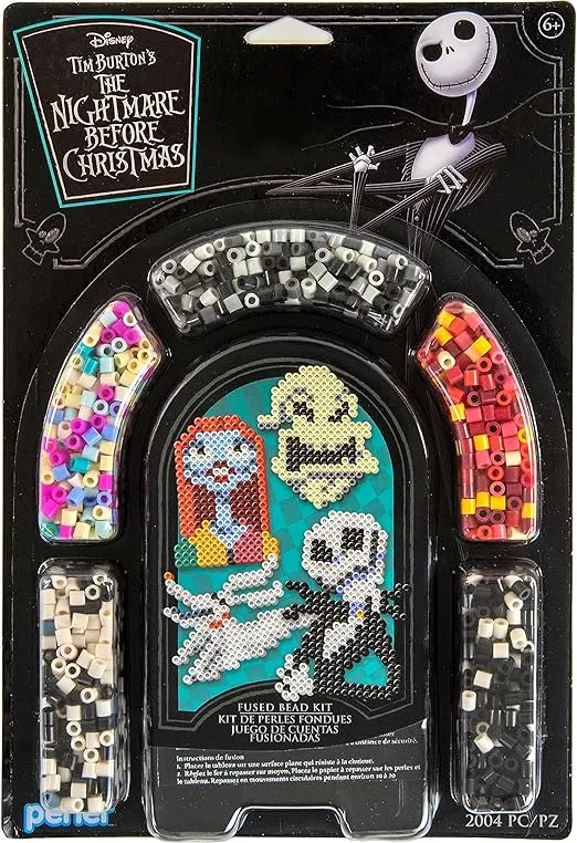 Perler Tim Burton's The Nightmare Before Christmas Kid's Crafts, Pattern Sizes Vary, Multicolor 2005