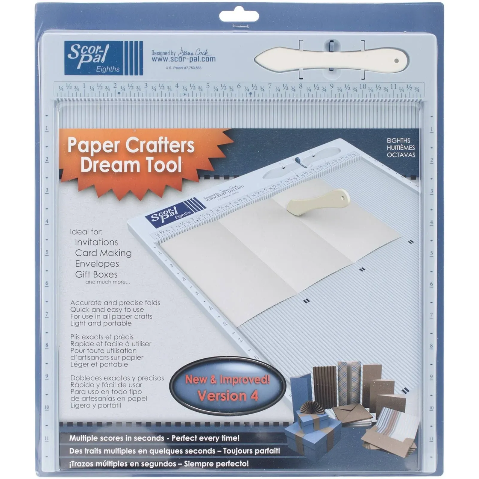 Scor-Pal Measuring & Scoring Board 12"x12"