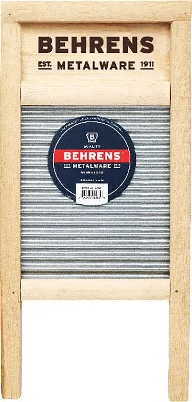 Behrens BWBG7 Galvanized Washboard