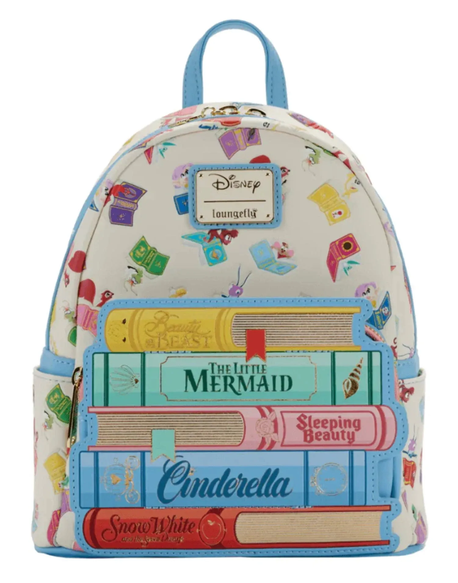 NWT Loungefly Disney Princess Classic Books Mini Backpack