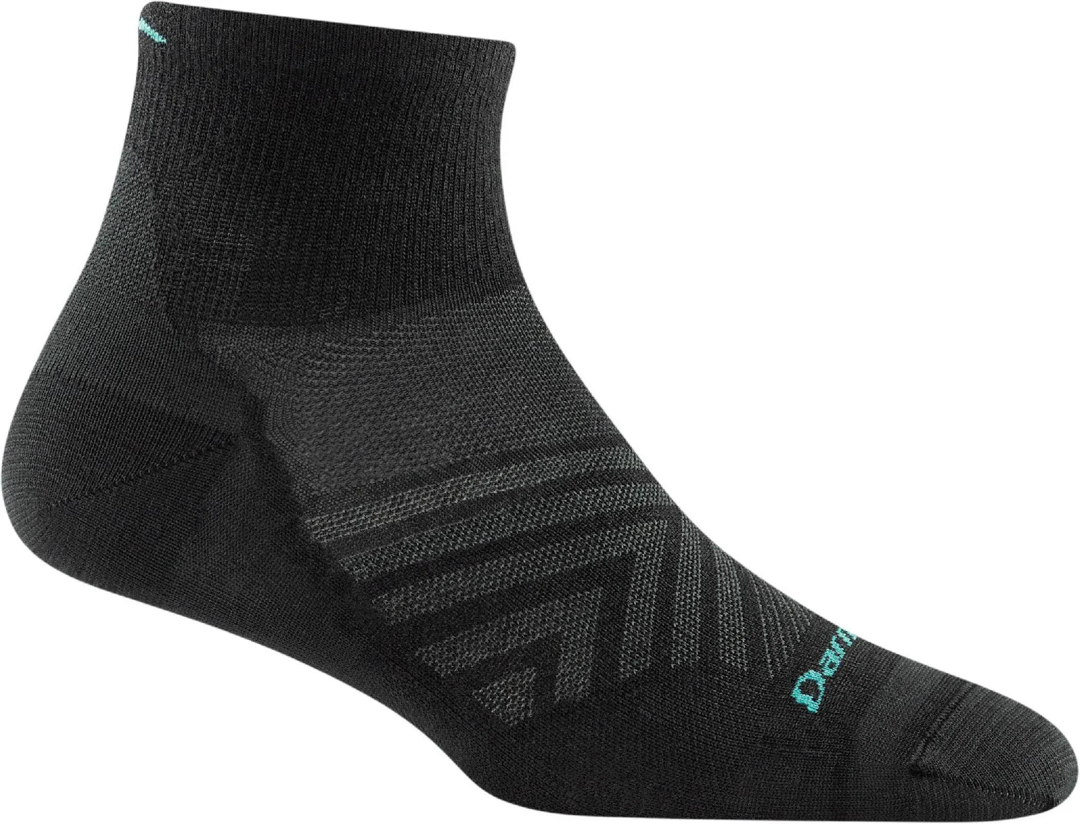 Darn Tough Run 1/4 Ultra-Lightweight - Women's Black Small