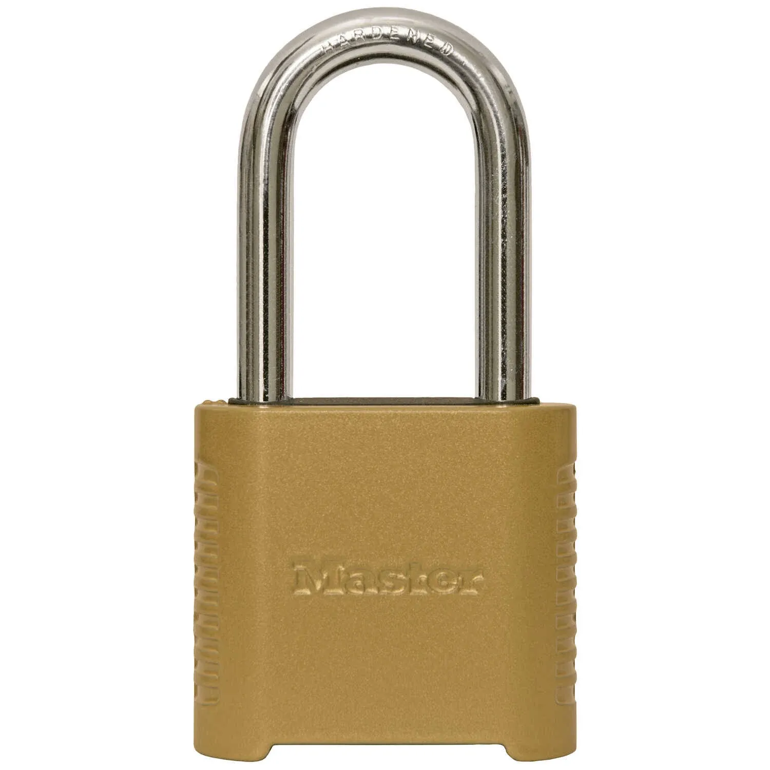 Master Lock Padlock 875DLH Brass Set Your Own Combination 2" Long Shackle