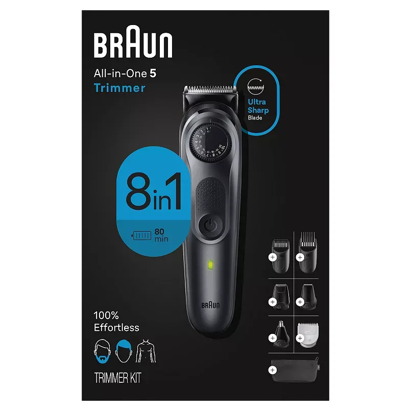 Braun Series 5 AiO5470 Rechargeable All-in-One Styler for Men