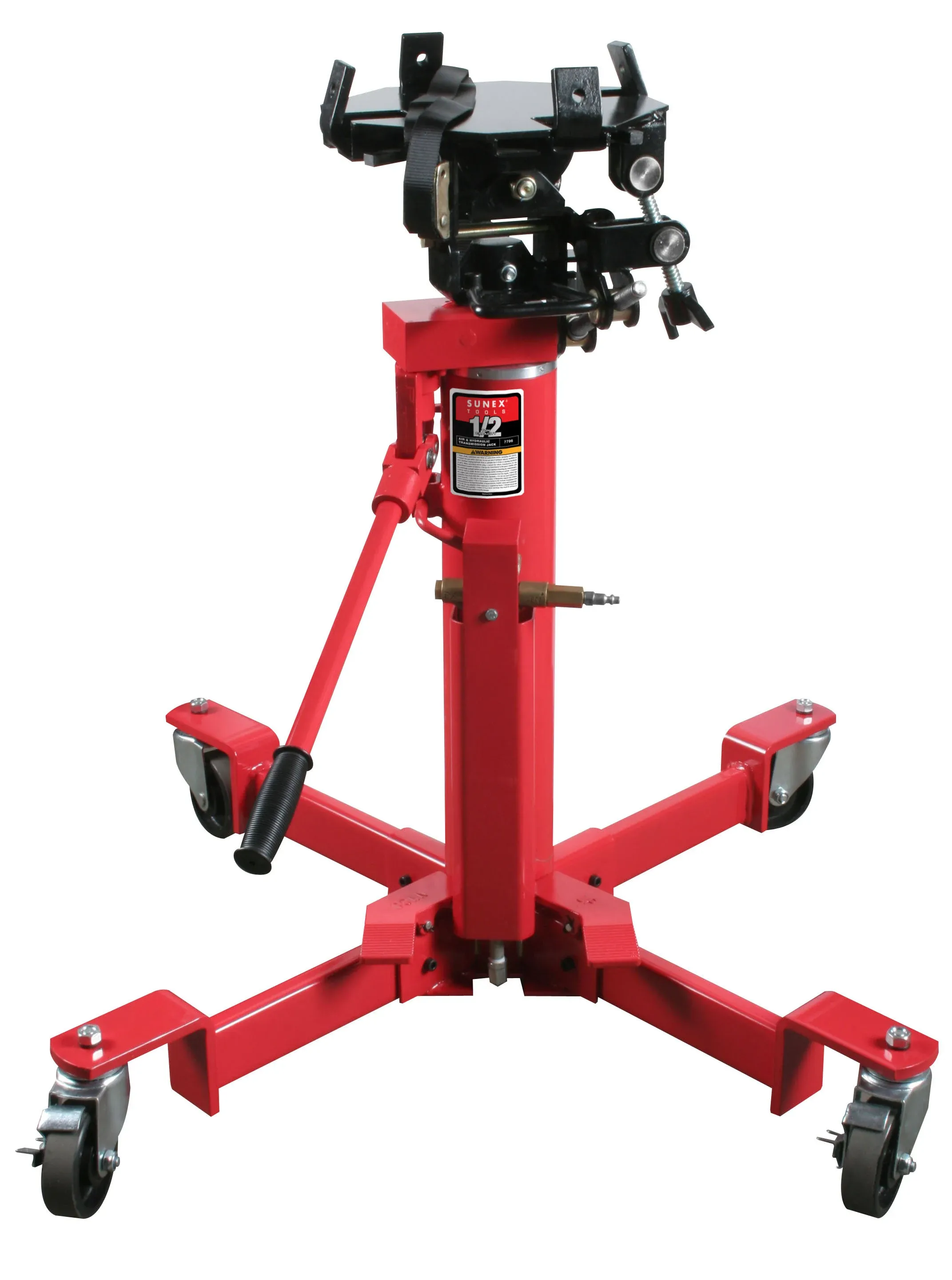 Sunex 7796 1000-Pound Air and Hydraulic Telescopic Transmission JackSunex 7796 1000-Pound Air and Hydraulic Telescopic Tra…