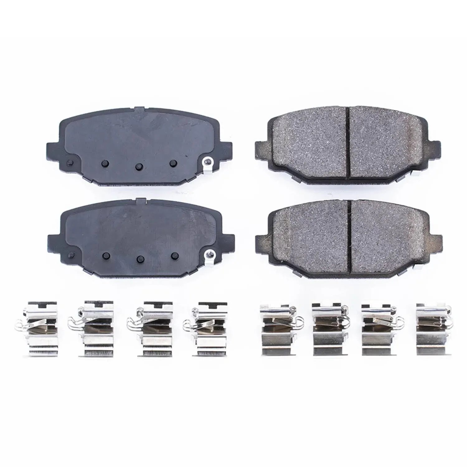 Disc Brake Pad Set-Rear Z17 Low-Dust Ceramic Brake Pads with Hardware Rear