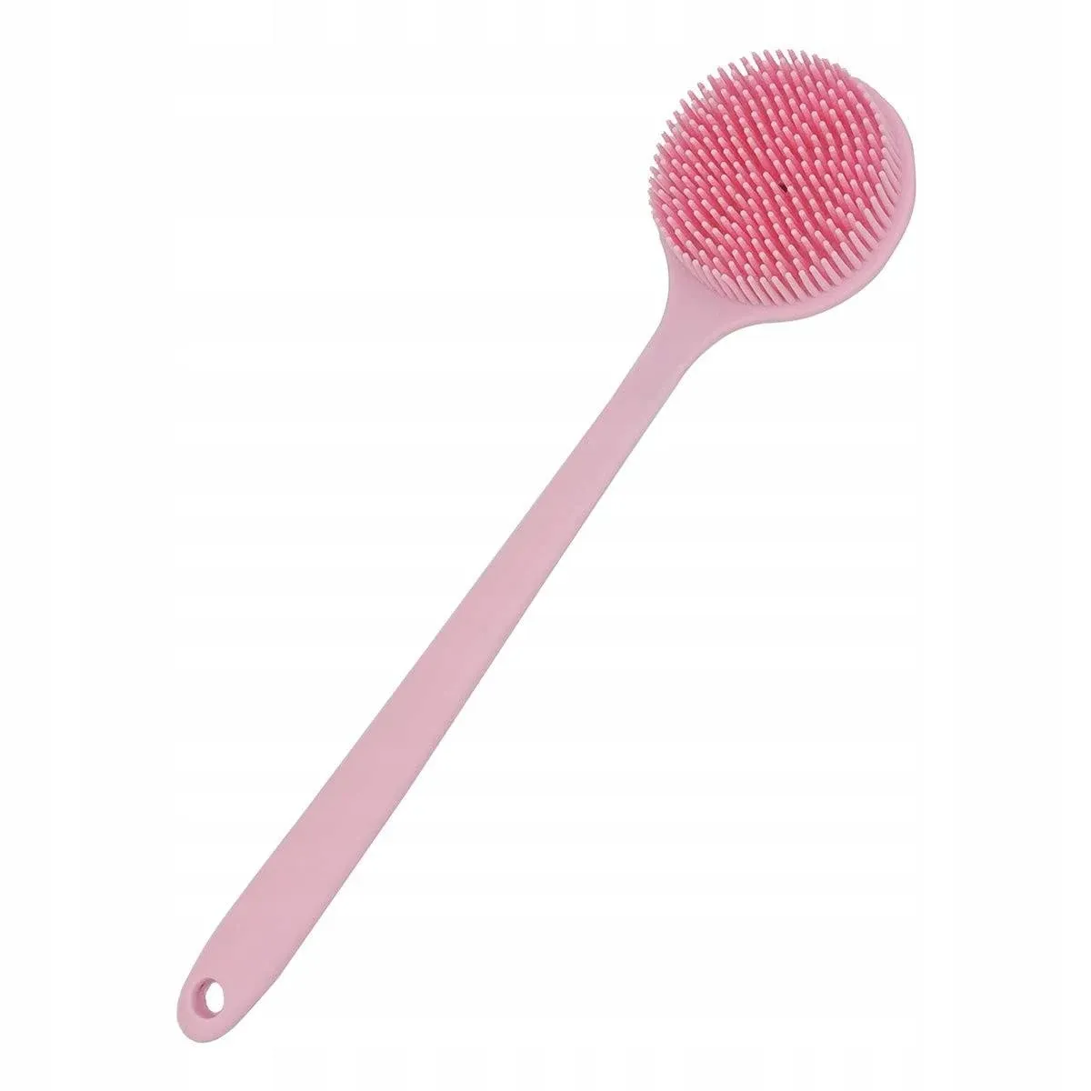 Dnc Soft Silicone Back Scrubber Shower Bath Body Brush With Long Handle Bpafree 