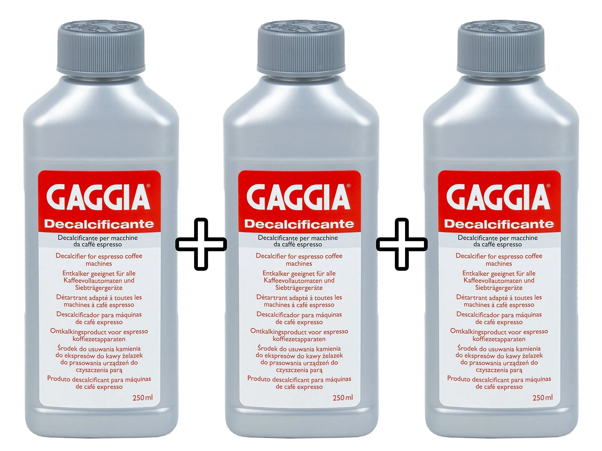 Gaggia Decalcifier Descaler Solution 250ml (3 bottles)