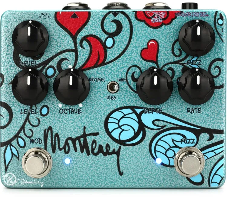 Keeley Monterey Rotary Fuzz Vibe Guitar Effect Pedal